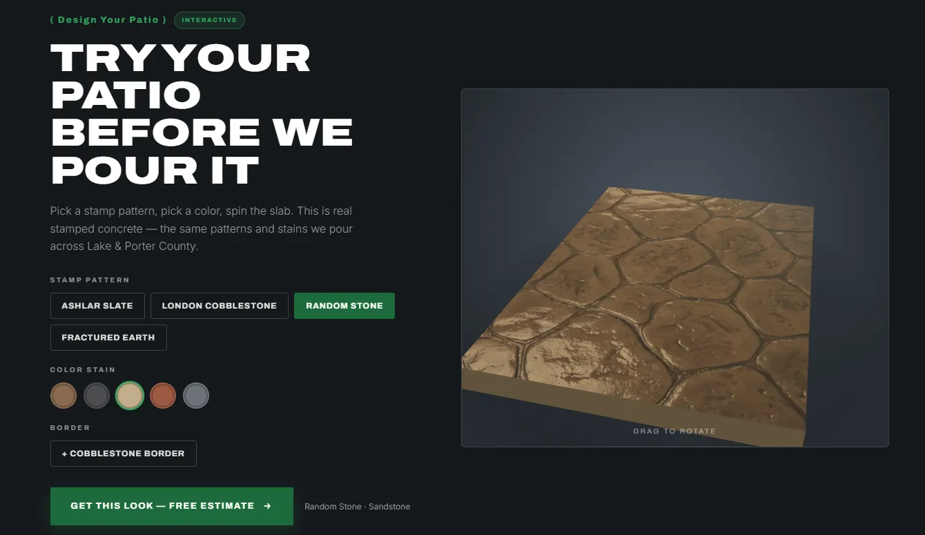 Configurator screenshot